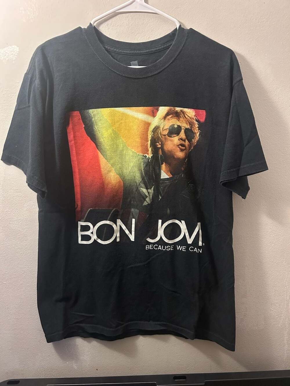 2013 Bon Jovi Because We Can North American Tour T-Shirt Size Large